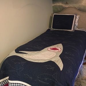 Pottery Barn Kids Bedding and Paintings